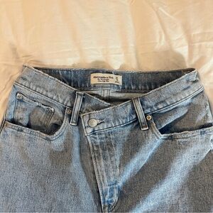 Abercrombie & Fitch Ultra High Rise Light Blue Denim